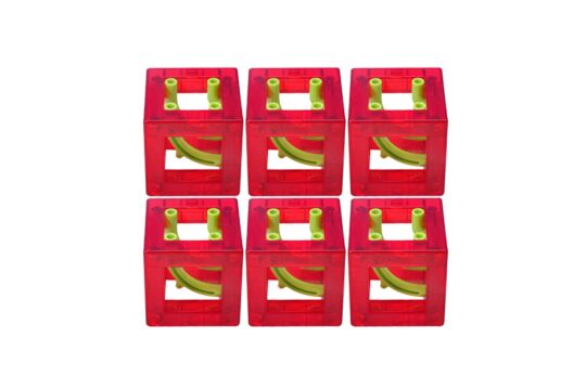 Qvolution Würfelelement Kurve - Set 6