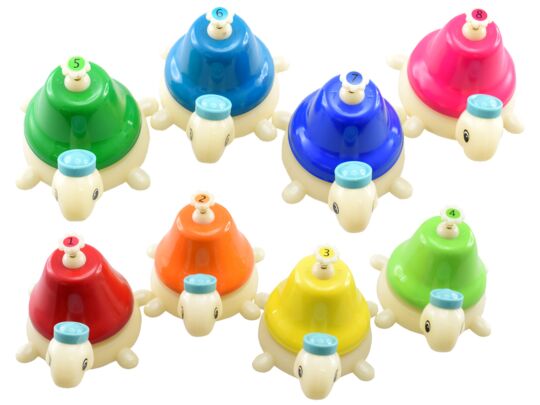 Rainbow Turtle Bells - Set 8