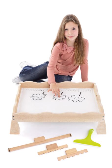 Sandwanne mit Standfüßen