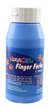 NOVACOL Fingerfarben blau 750 ml