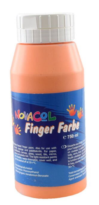 NOVACOL Fingerfarben orange 750 ml