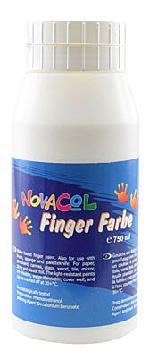 NOVACOL Fingerfarben weiß 750 ml