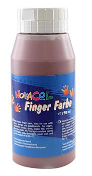 NOVACOL Fingerfarben braun 750 ml