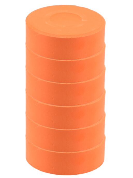 Color-Blocks orange - 6er Set