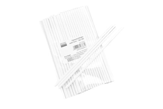 Papierstrohhalm weiß 5mm