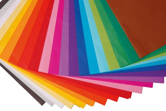 Seidenpapier komplett Set - 20 Farben