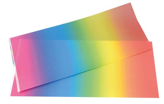 Regenbogenzuschnitte f. Holzlaternen