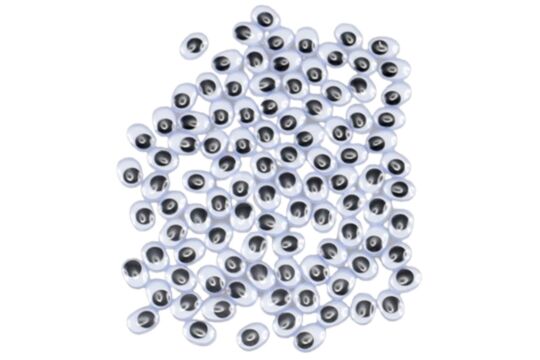 Wackelauge oval 9x12mm Set 100