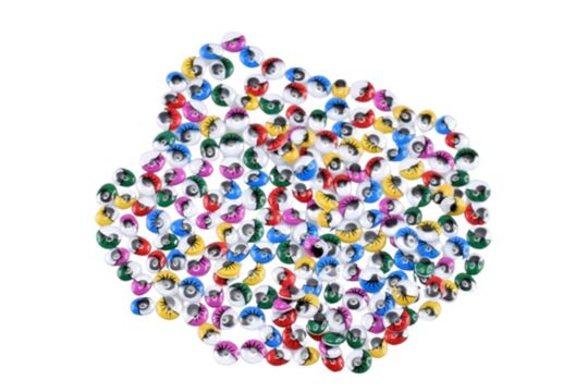 Wackelaugen Oval & Rund  200er Set