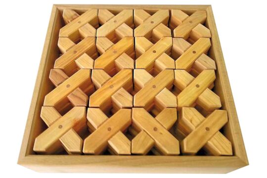 X-Klötze aus Holz