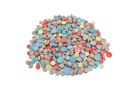 Runde Mosaik - 1 kg (ca. 550 Teile)