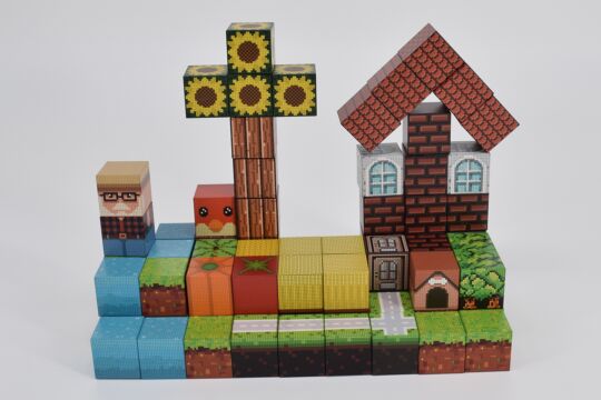 GOWI Magnetic Bricks Großvater´s Farm - Set 100