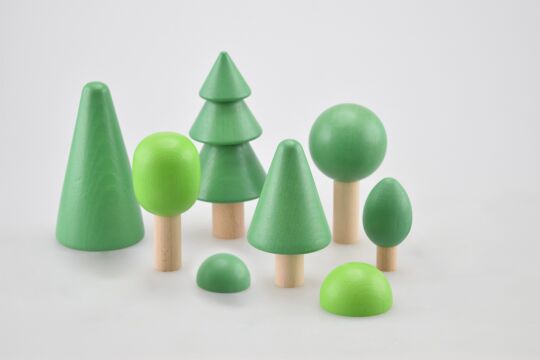 Holzbäume - Set 8