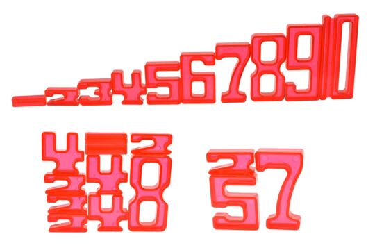 GOWI Nummernblock Rot - Set 35