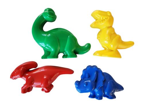 GOWI Dinoförmchen - Set 4 im Netz