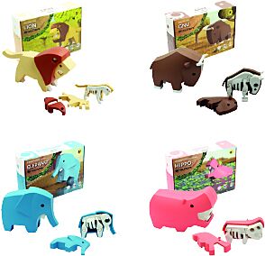 Halftoys Afrikatiere - Set 4