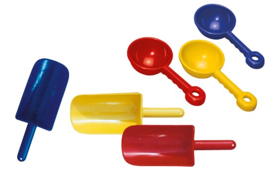 Mehlschaufel und Schöpfkellen Set50