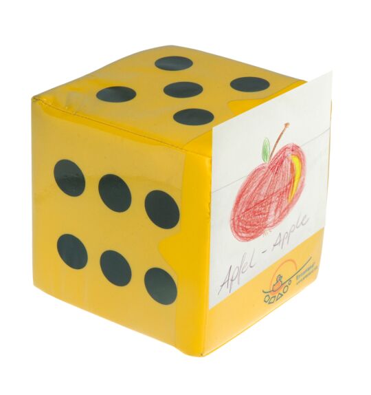 Würfel mit Einschublaschen