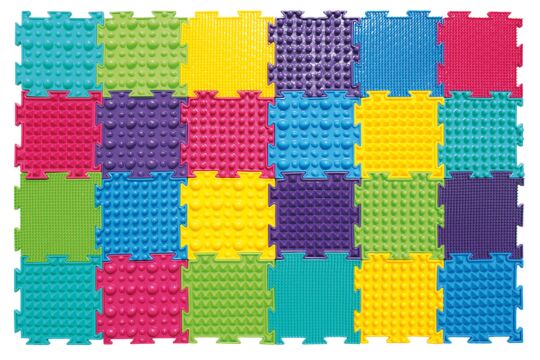 Sensorik Strukturmatten Mini-Set 24