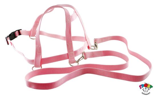 Pferdeleine Nylon - rosa