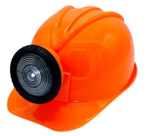 Bauhelm mit Lampe