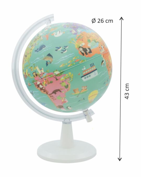 Leuchtglobus Tiere der Welt Ø 26 cm
